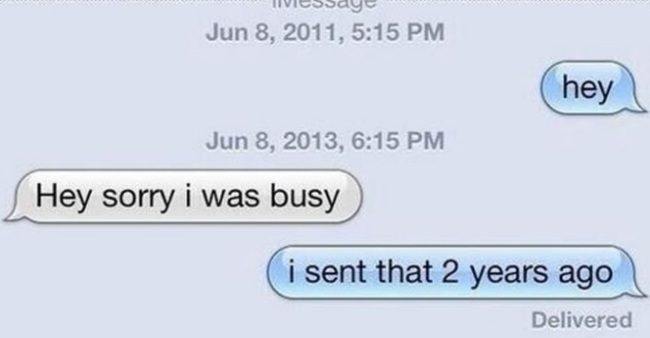 Why people dont text back