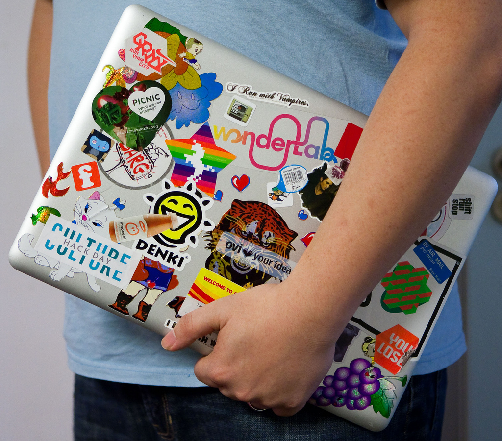 The Art of Laptop Stickers