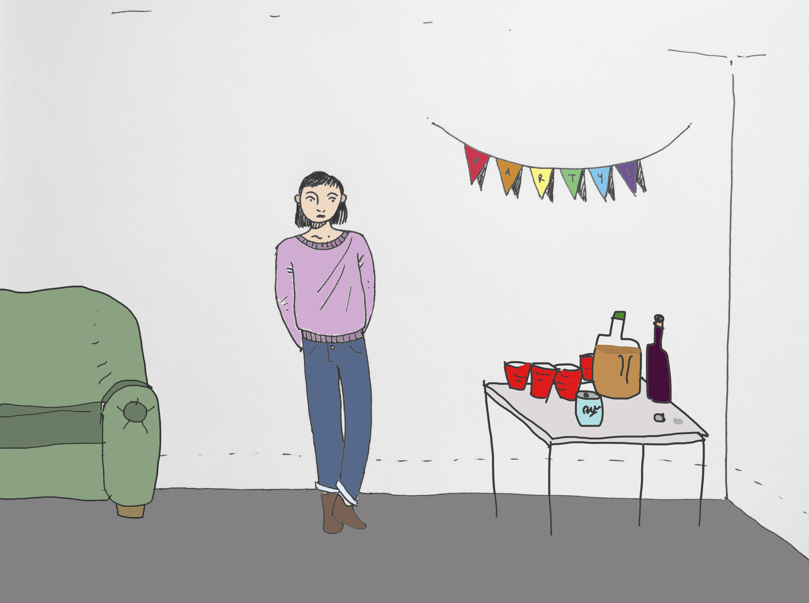 The Very Real Fear of Being Invited To Very Fake Parties