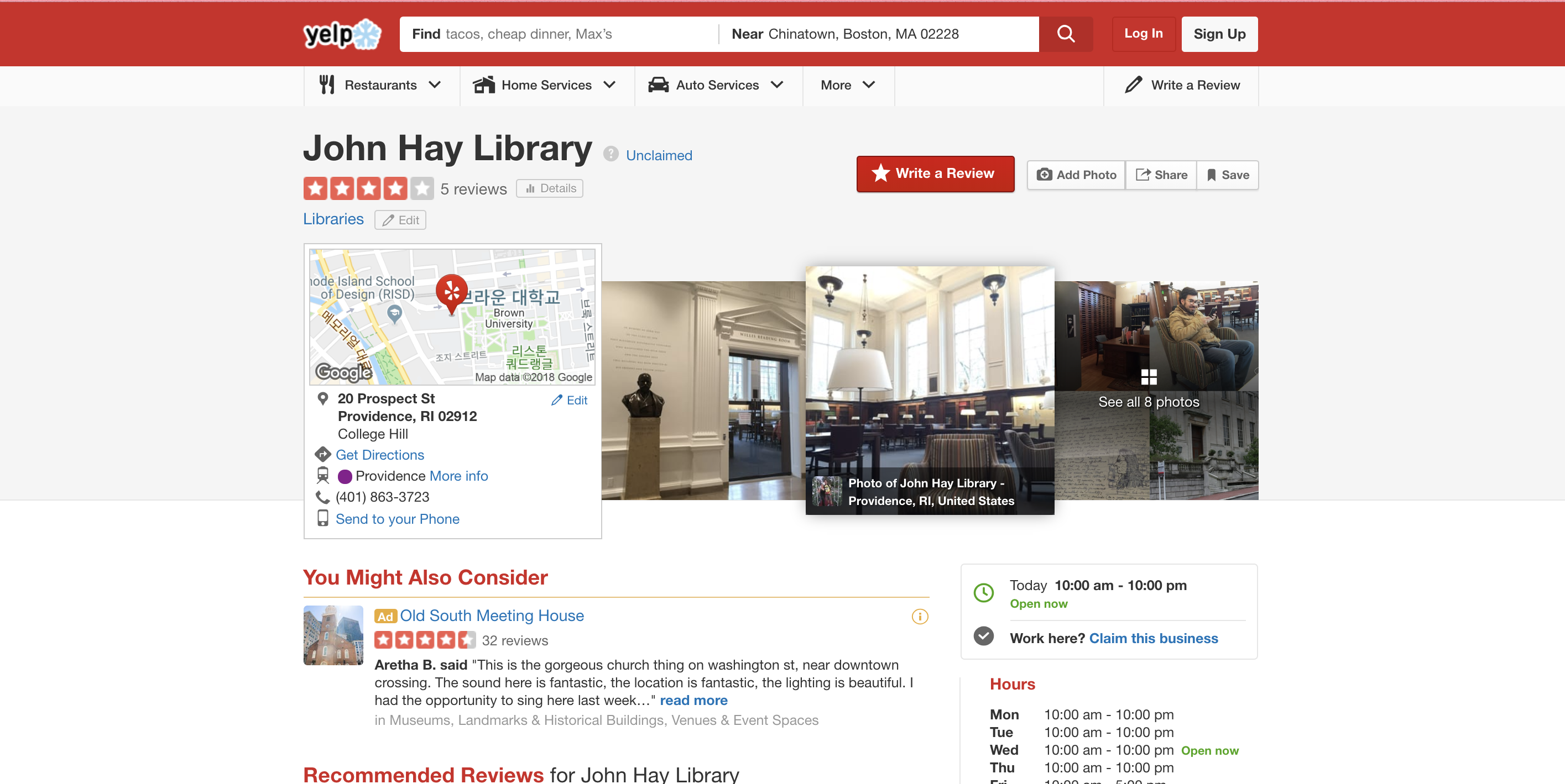Library Yelp Reviews For Finals Season
