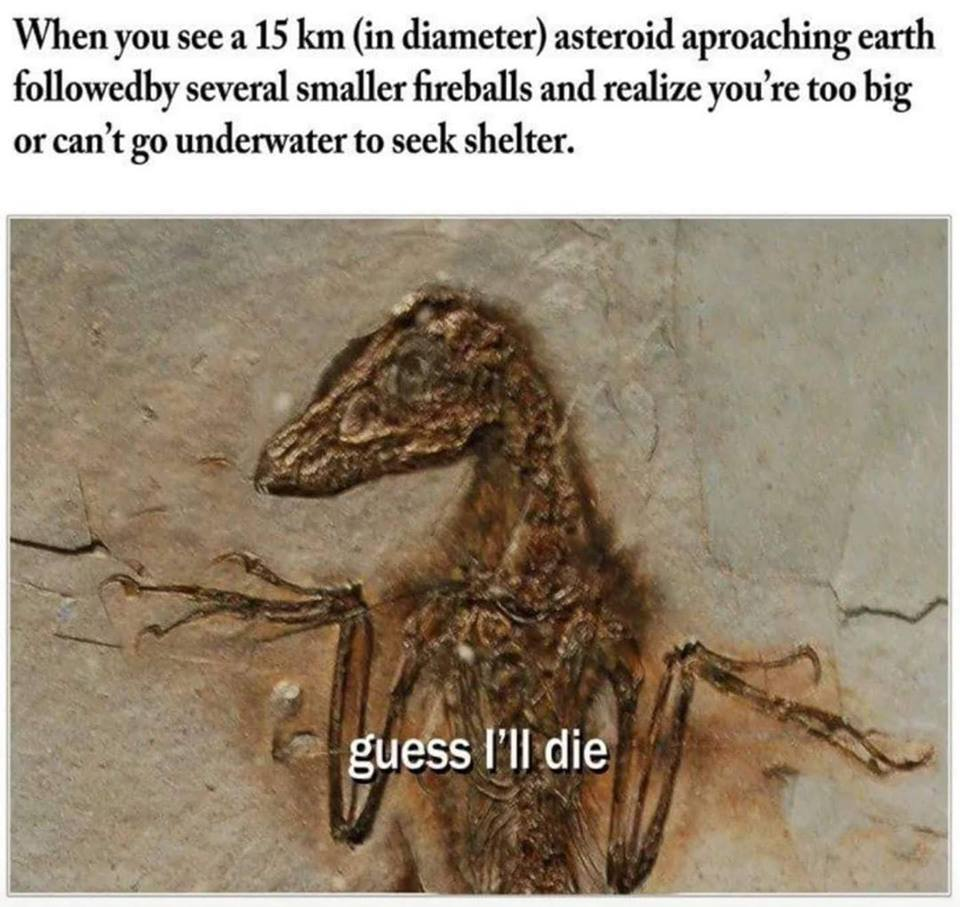 Diary of a Dinosaur During The Extinction