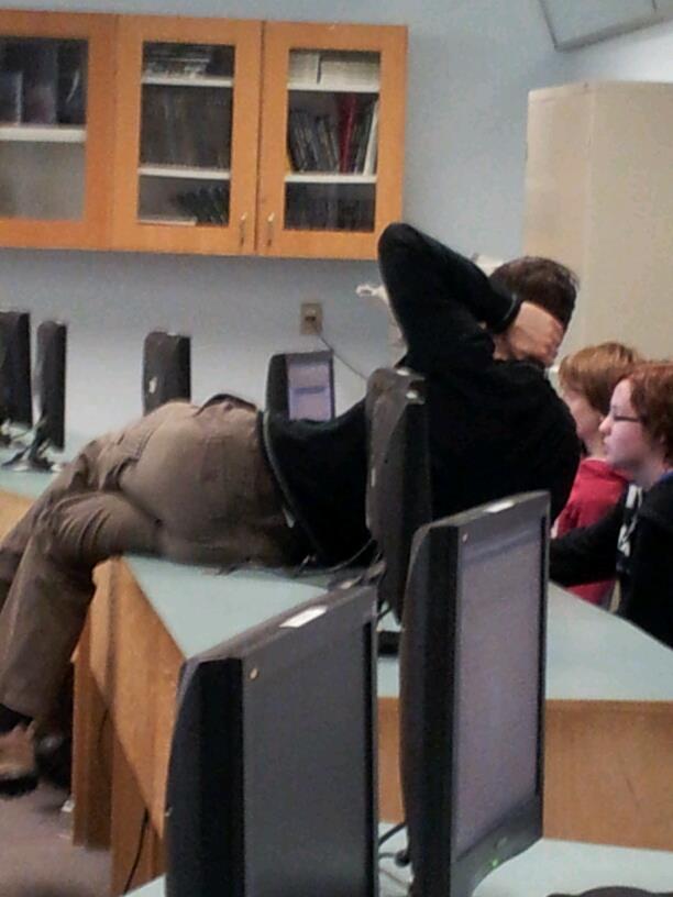 New Remote Learning Tech Allows Teachers to Stand Uncomfortably in Front of Students
