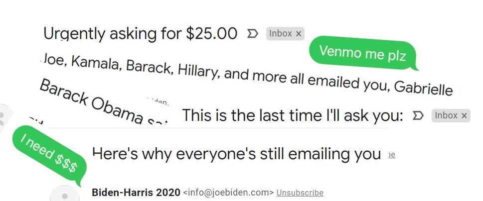 Quiz: Presidential Campaign Email or Relative Asking For Money?