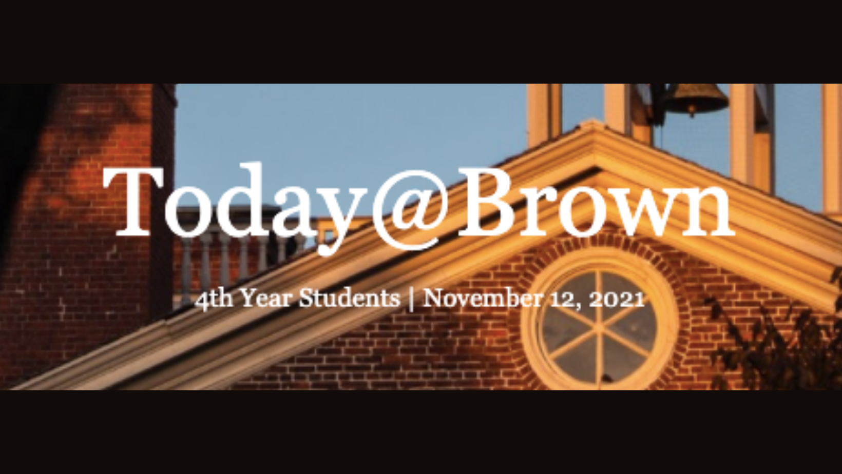 The ABCs of Today@Brown