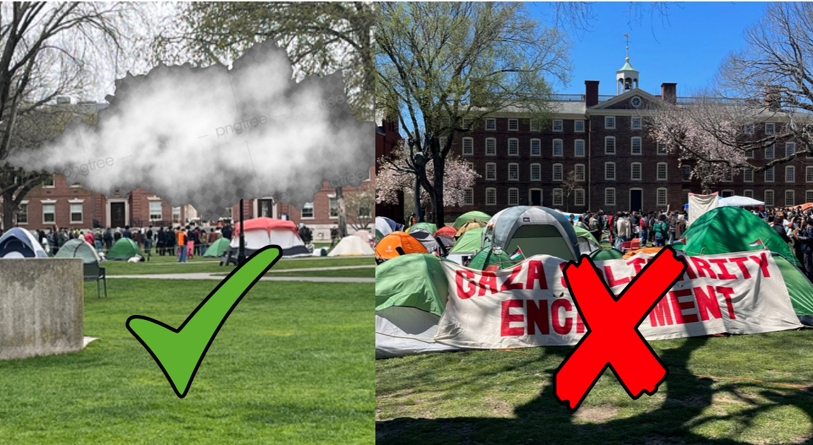 Provost Says “Tents When Celebrating Weed Holiday Good, Tents When Protesting Genocide Bad”