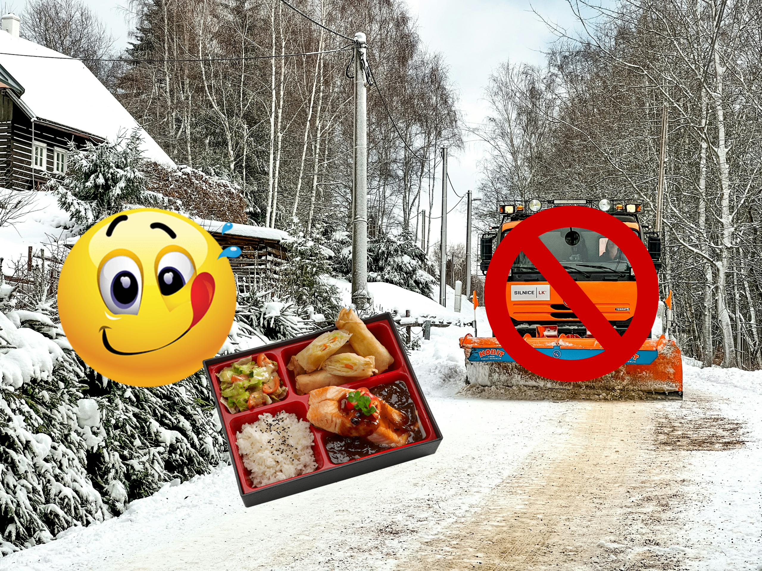 Oops! Snow Plowing Budget Spent on Andrews Bento Boxes