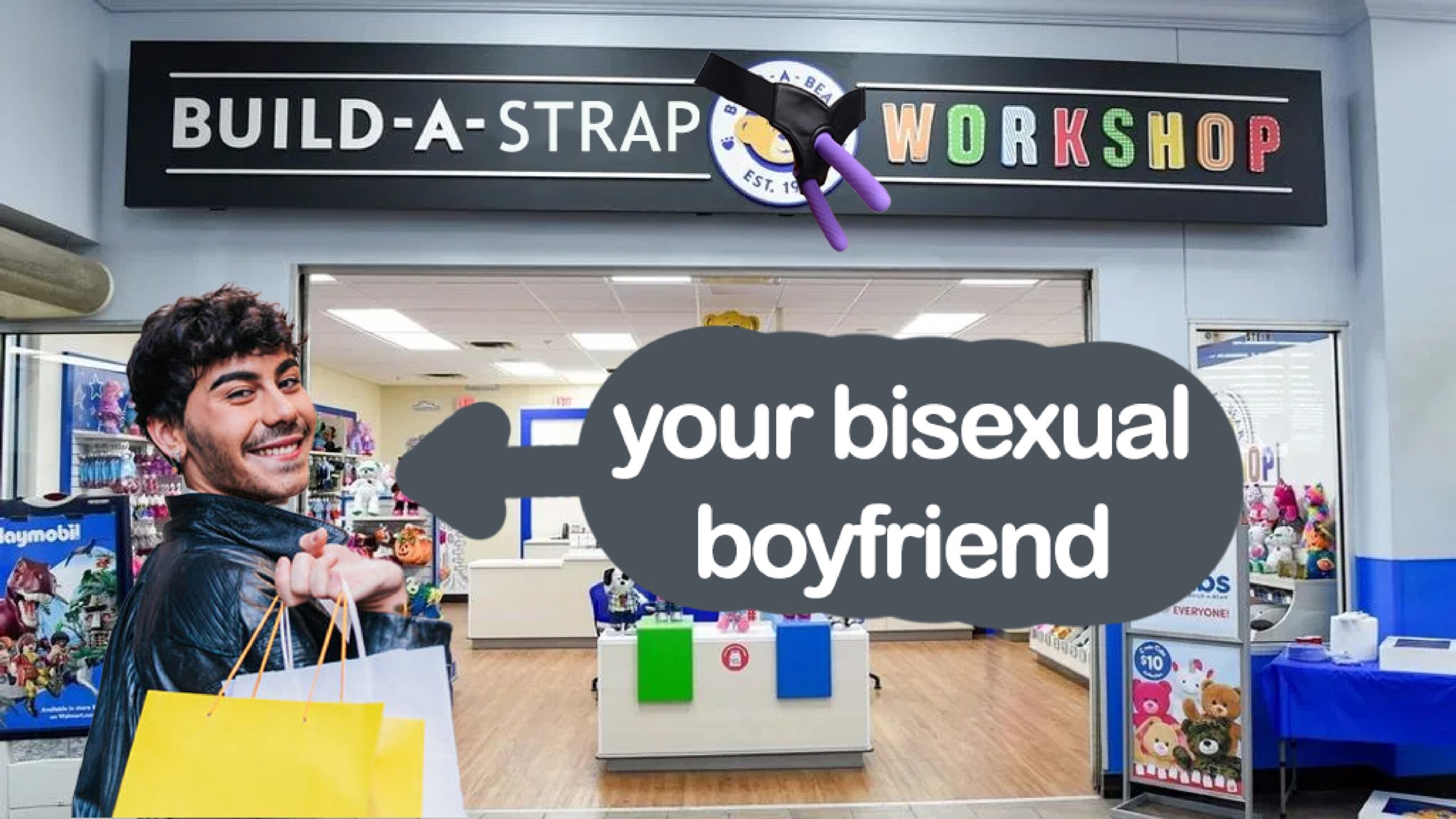 Build-A-Strap Workshop and Other Places to Take Your  Bisexual Boyfriend this Valentine’s Day