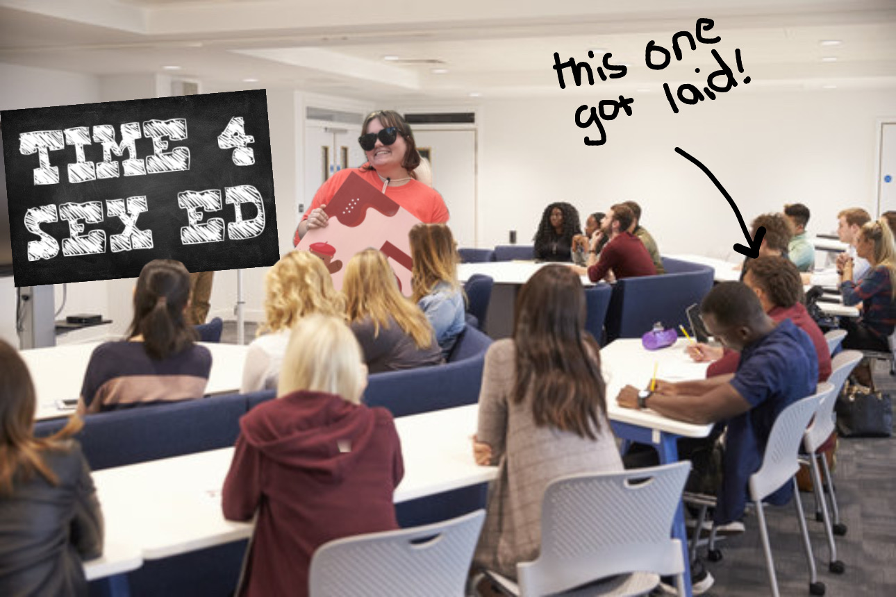 Virgin Bruno Leader Facilitates Culture of Consent Meeting with Freshman Who Had Threesome in Andrews Gender Neutral Bathroom Last Night